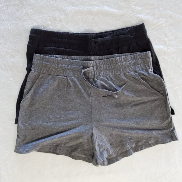 Athletic Works Set of 2 Shorts Pajama shorts Women's Size Large - Picture 2 of 14